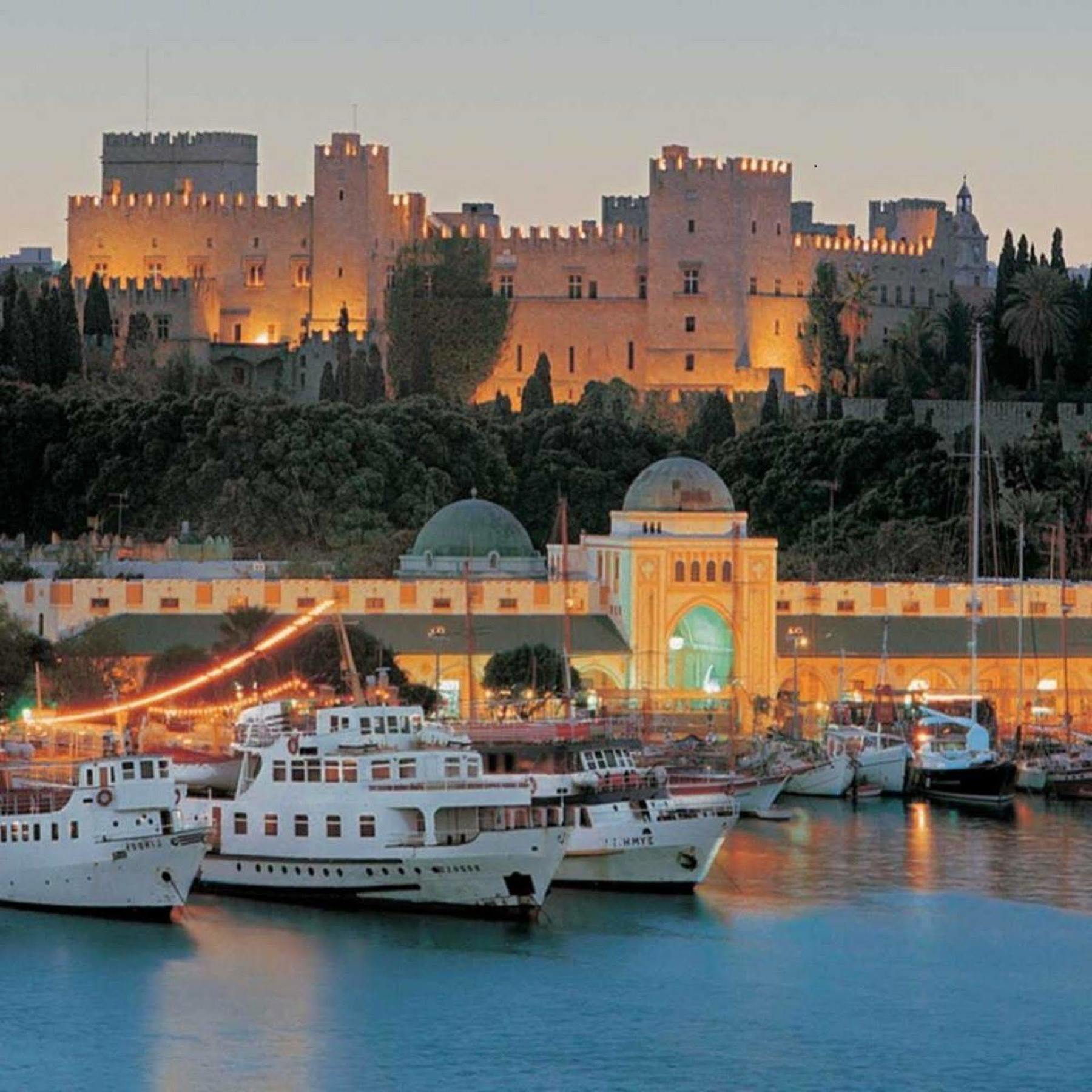 Old Town Roloi House Villa Rhodes City Bagian luar foto