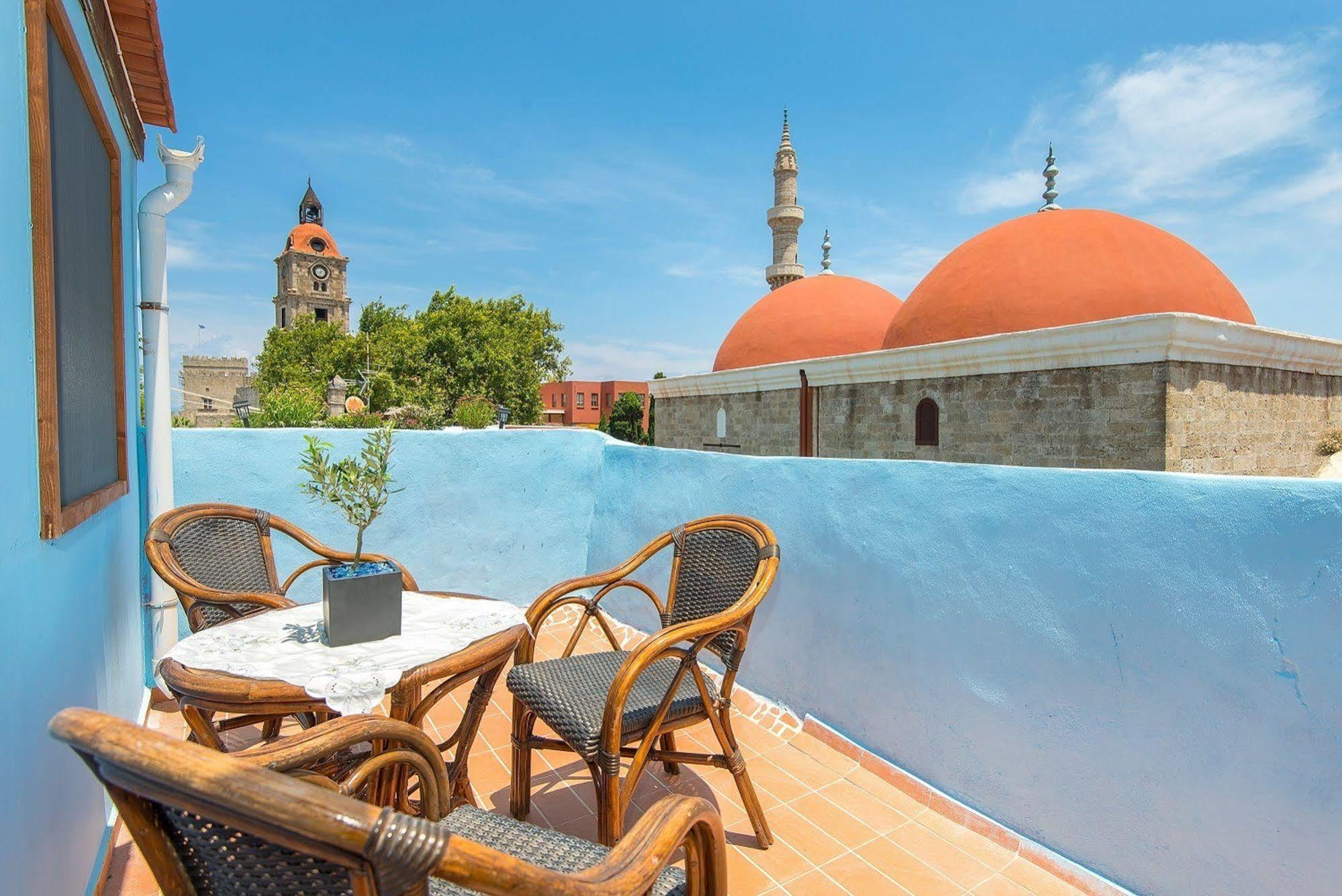 Old Town Roloi House Villa Rhodes City Bagian luar foto